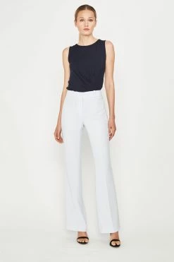 Elie Tahari Fit & Flare Pant -Elie Tahari Sales 2023 E4087200 AnnaPant Seabreeze 3FRONT 064