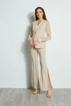 Elie Tahari Chiffon Sleeve Blazer -Elie Tahari Sales 2023 E4087203 ISLANDSAND E4087103 ISLANDSAND E2087503 WHITE 1Hero 1319 2c9eda78 00a3 4af1 9171 41532f553f51