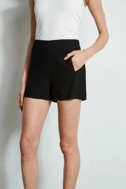 Elie Tahari Crepe Shorts 10 Elie Tahari Crepe Shorts -Elie Tahari Sales 2023 E4087213 BLACK E405K103 WHITE ETR21349 WHITE 2front 3531