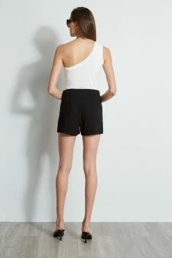 Elie Tahari Crepe Shorts 11 Elie Tahari Crepe Shorts -Elie Tahari Sales 2023 E4087213 BLACK E405K103 WHITE ETR21349 WHITE 3back 3501