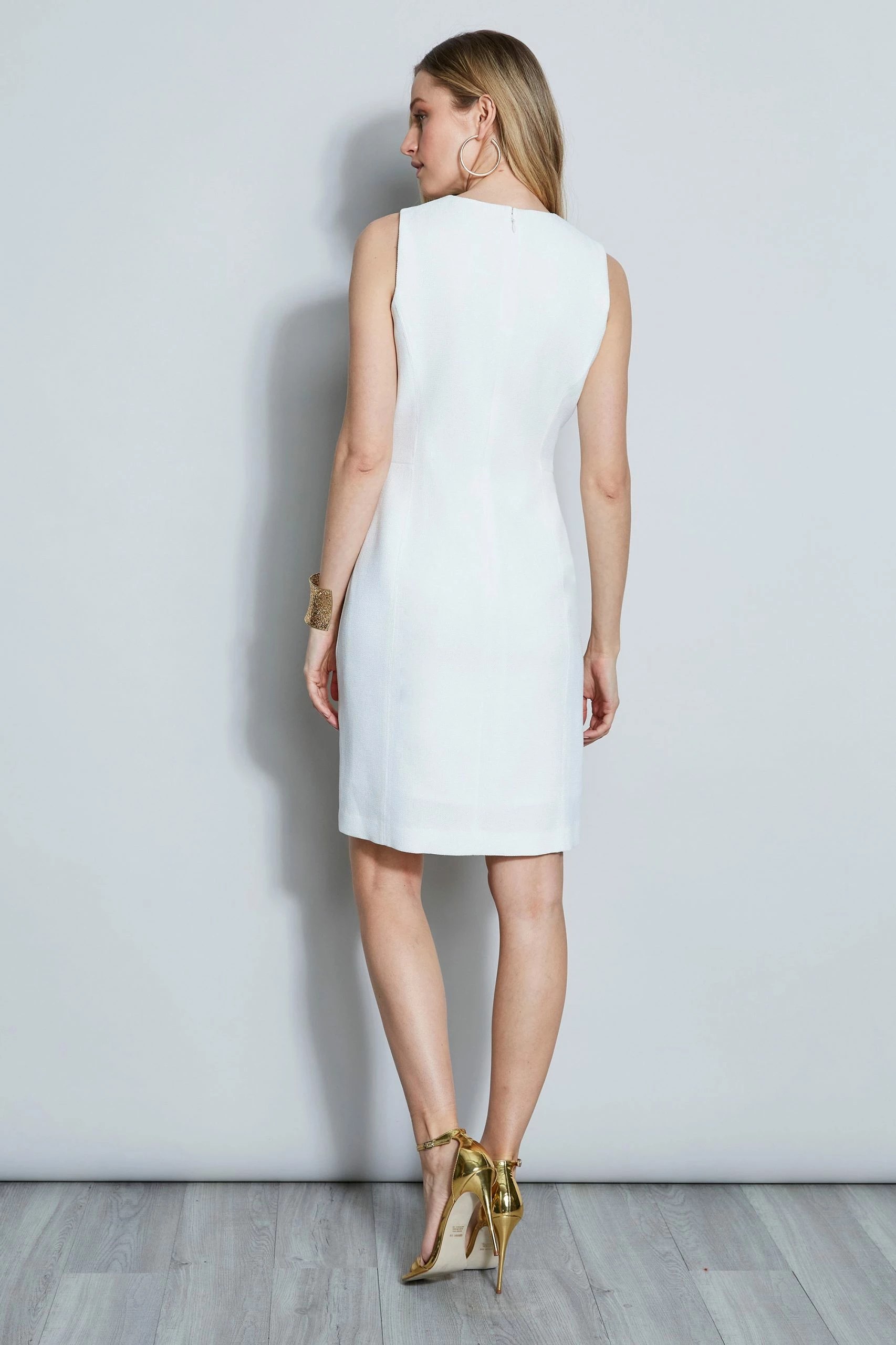 Elie Tahari Sleeveless Keyhole Dress 5 Elie Tahari Sleeveless Keyhole Dress - Image 3