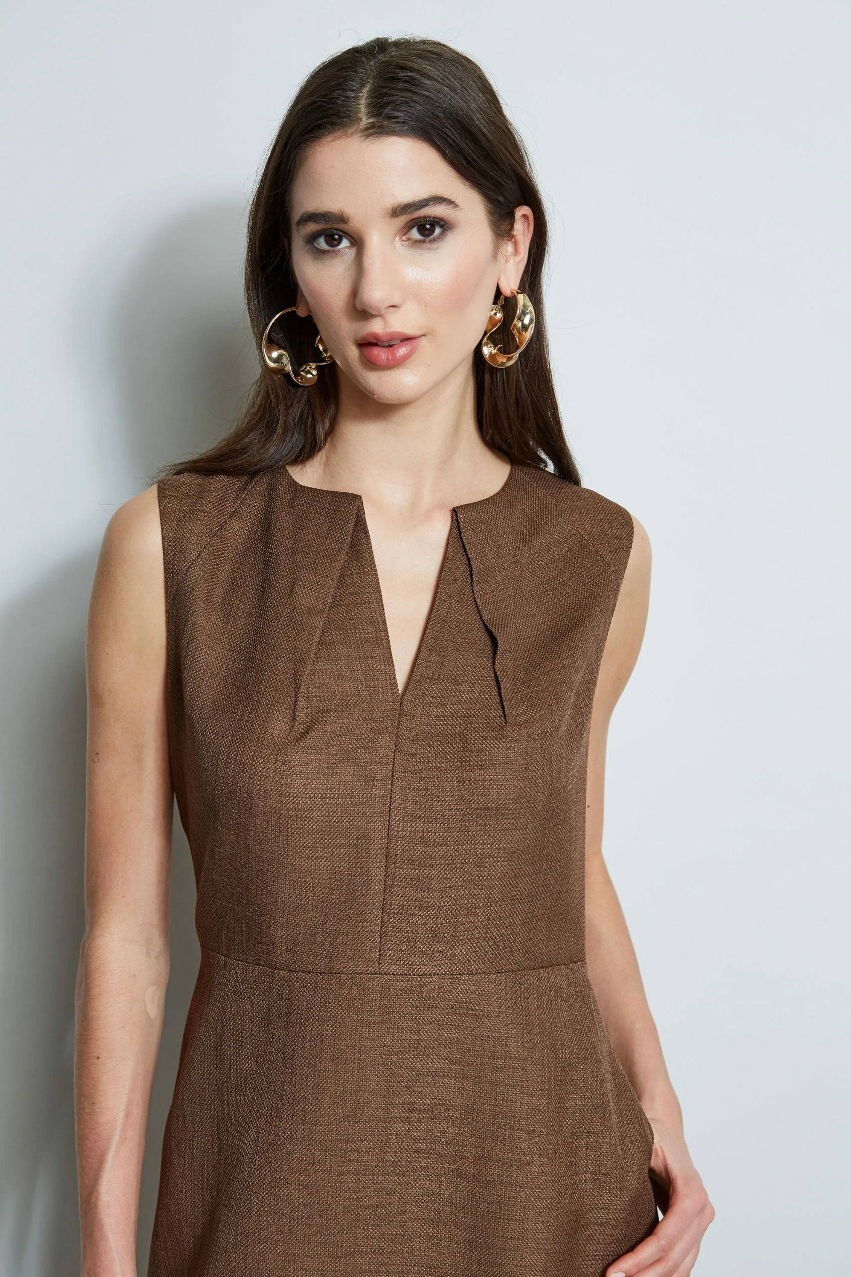 Elie Tahari Embroidered Hem Dart Dress 4 Elie Tahari Embroidered Hem Dart Dress - Image 2