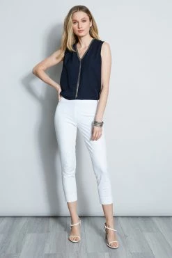 Elie Tahari Cropped Skinny Pant