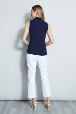 Elie Tahari Sleeveless Mock Twist Knit 7 Elie Tahari Sleeveless Mock Twist Knit -Elie Tahari Sales 2023 E456X502 STARGAZER 3BACK 026
