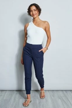 Elie Tahari Stretch Twill Utility Pant