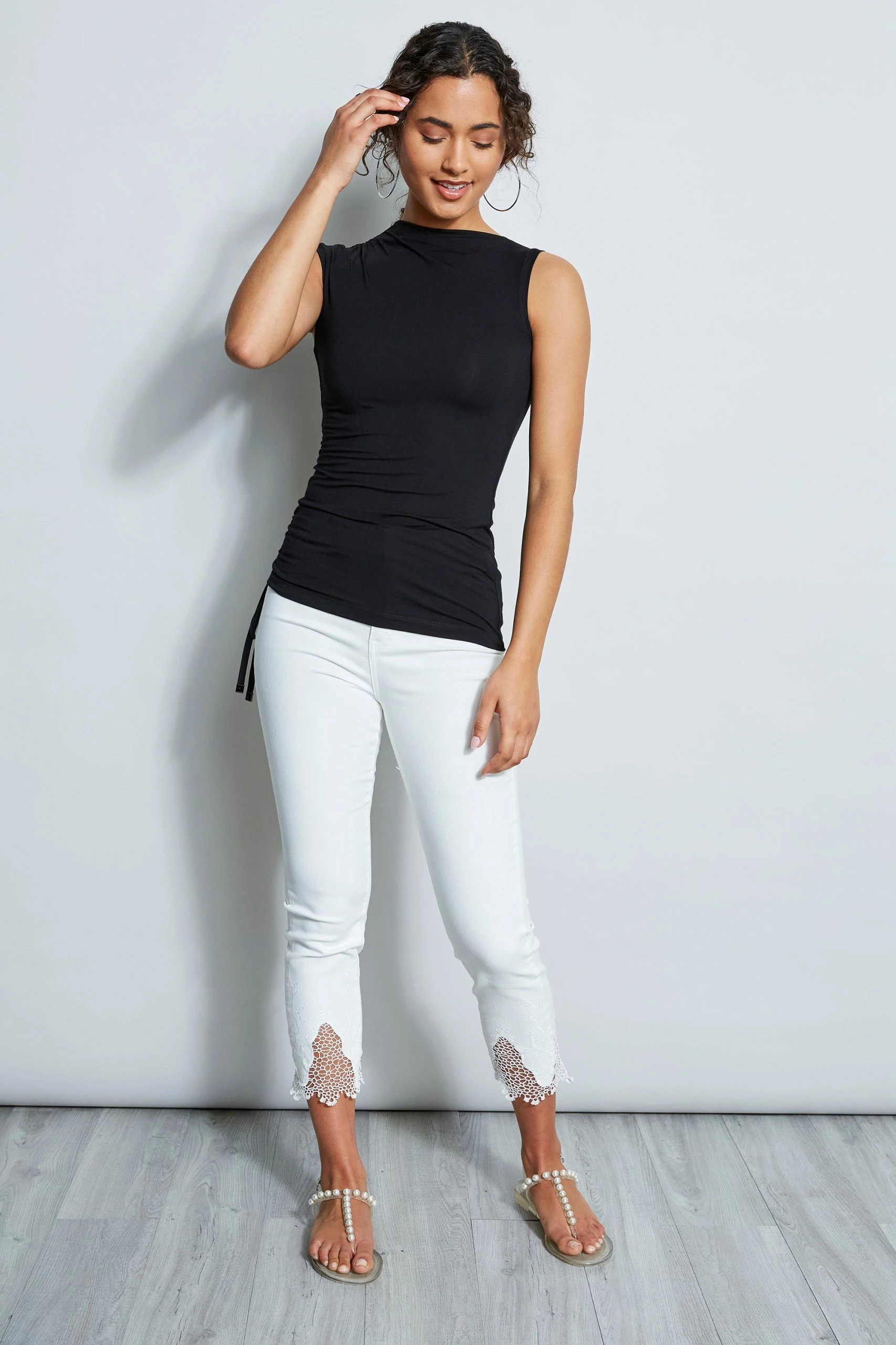 Elie Tahari Ruched Tank 7 Elie Tahari Ruched Tank - Image 5