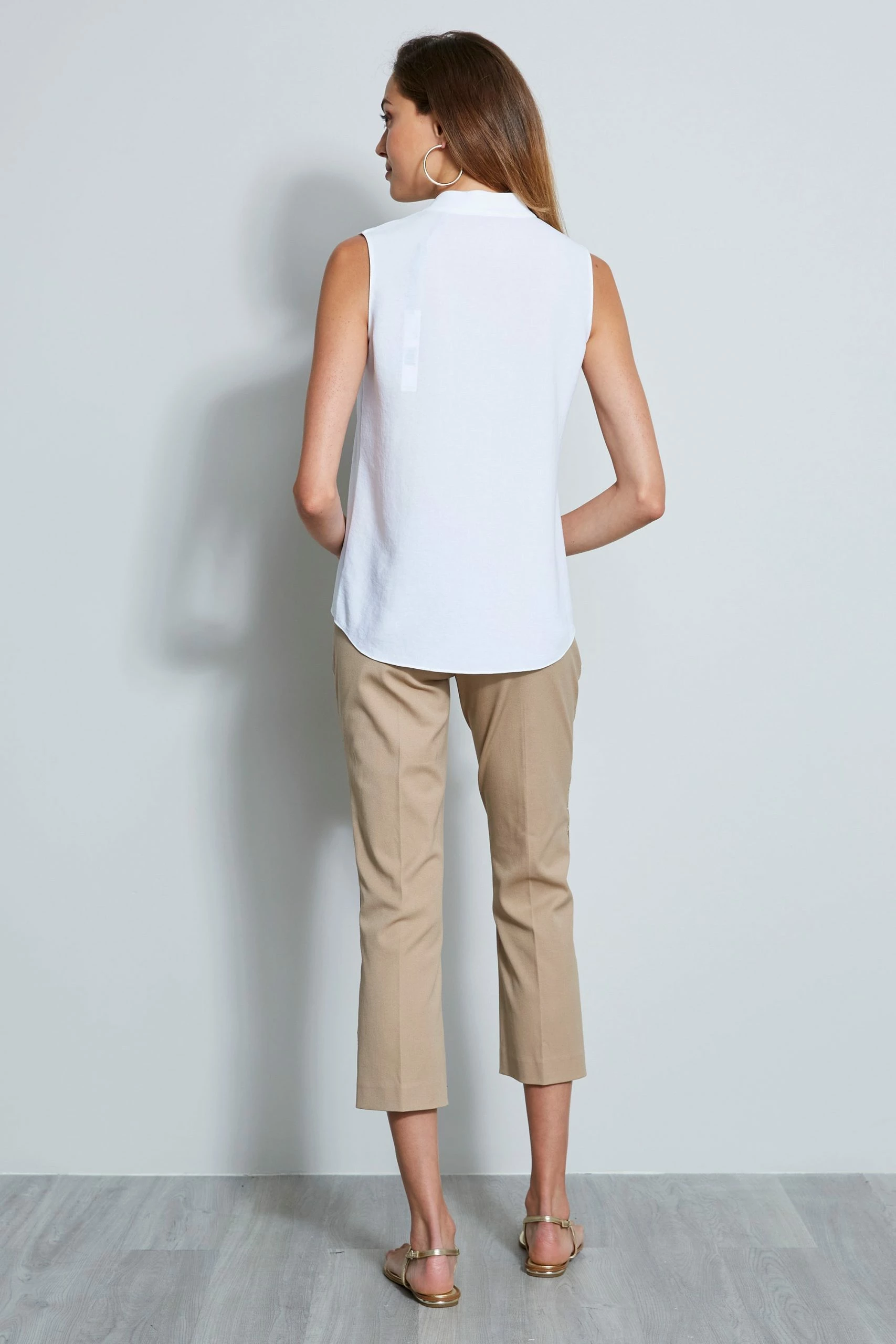 Elie Tahari Sleeveless Ruffle Shirt 6 Elie Tahari Sleeveless Ruffle Shirt - Image 4