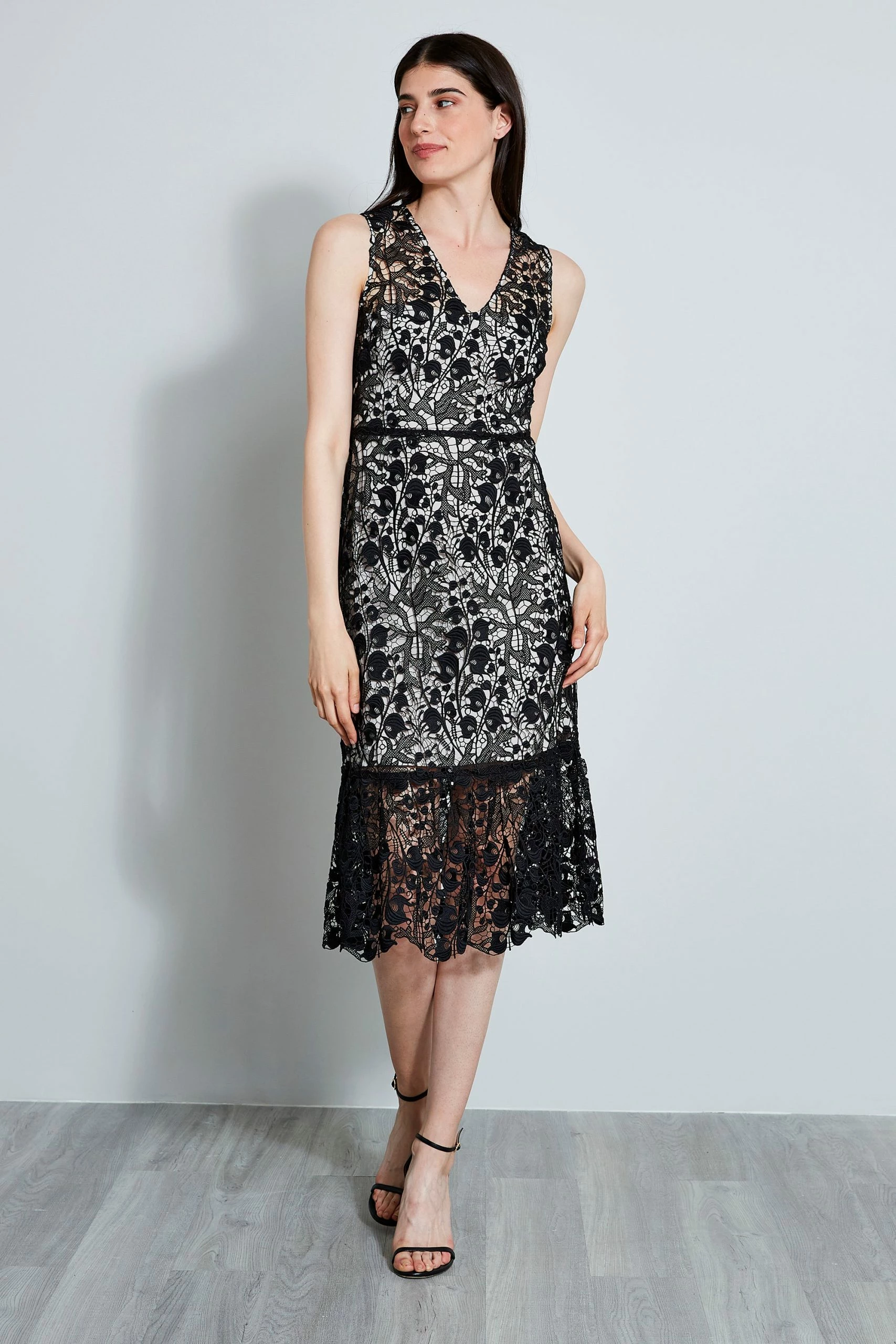 Elie Tahari Lace Midi Dress 4 Elie Tahari Lace Midi Dress - Image 2