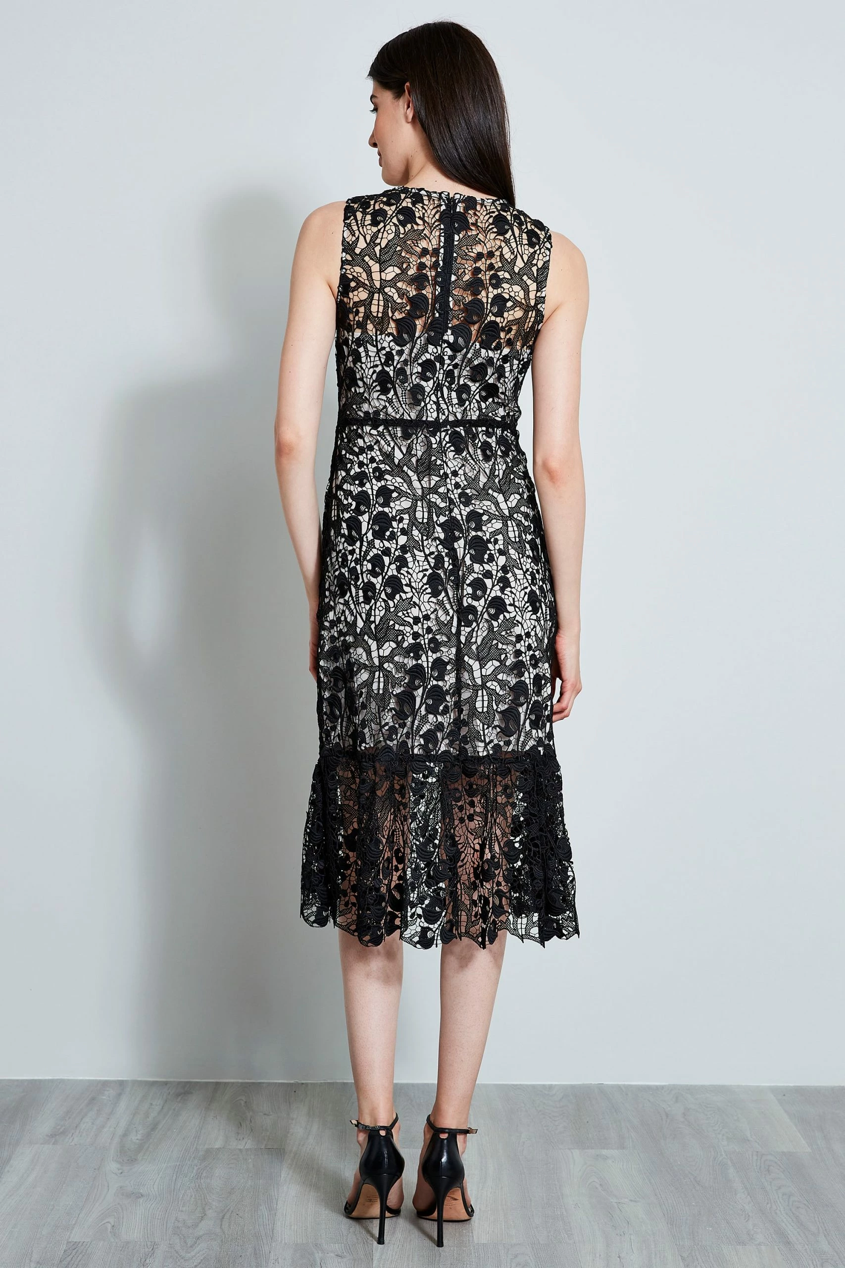 Elie Tahari Lace Midi Dress 5 Elie Tahari Lace Midi Dress - Image 3