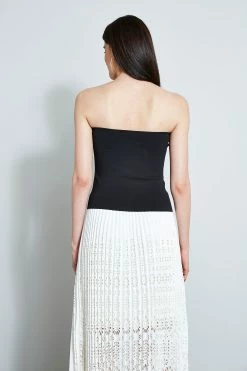 Elie Tahari Knit Tube Top -Elie Tahari Sales 2023 E65X2502BLACK 3Back 147