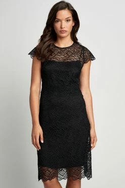 Elie Tahari Elissa Dress 10 Elie Tahari Elissa Dress -Elie Tahari Sales 2023 E7011600 ELISSADRESS BLACK 2FRONT 0049