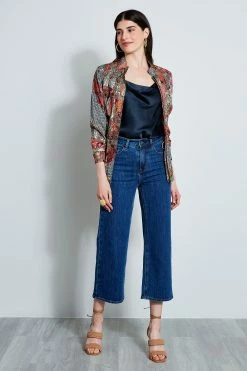 Elie Tahari Paisley Cargo Jacket -Elie Tahari Sales 2023 E7030102MULTI 1HERO 1283