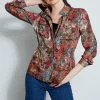 Elie Tahari Paisley Cargo Jacket 1 Elie Tahari Paisley Cargo Jacket -Elie Tahari Sales 2023 E7030102MULTI 2FRONT 1318