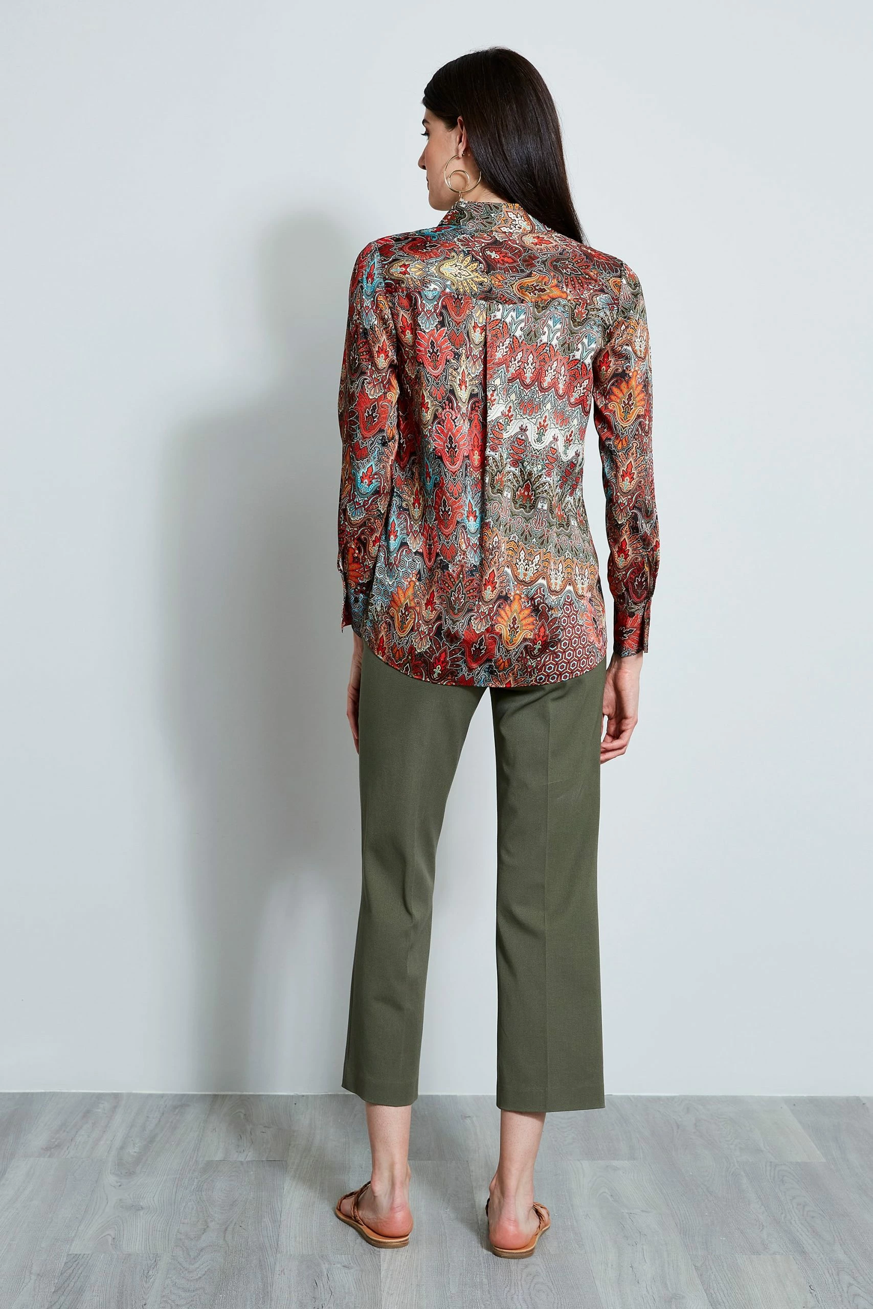 Elie Tahari Paisley Utility Shirt 10 Elie Tahari Paisley Utility Shirt - Image 8