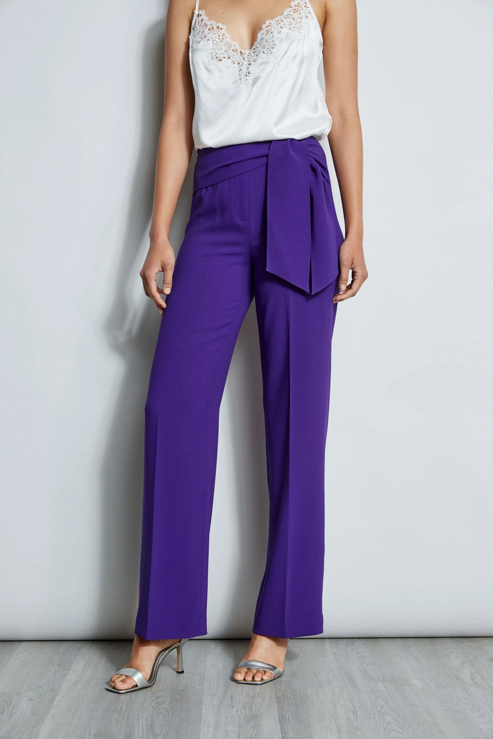 Elie Tahari Wide Leg Sash Pant 3 Elie Tahari Wide Leg Sash Pant