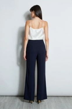 Elie Tahari Wide Leg Pant -Elie Tahari Sales 2023 E7087203 STARGAZER E707G503 FRESHPEARL 3back 1553