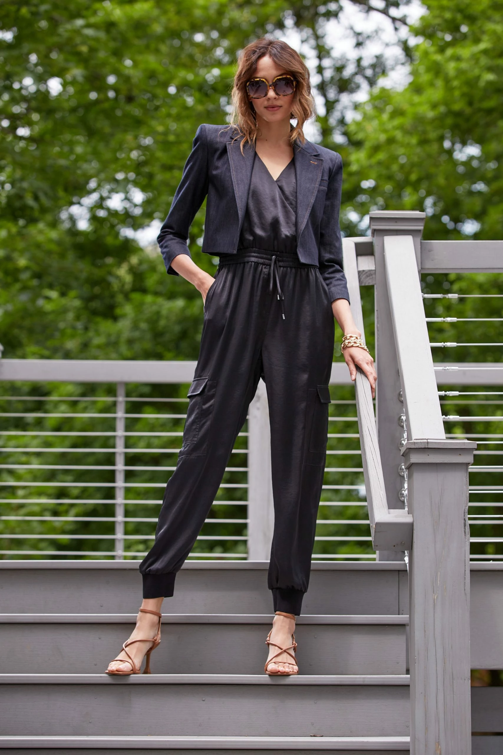 Elie Tahari Satin Jumpsuit 4 Elie Tahari Satin Jumpsuit - Image 2