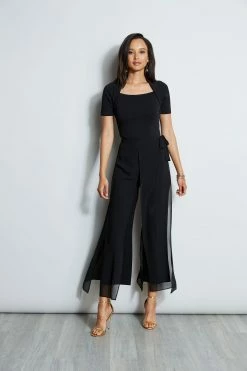 Elie Tahari Contour Sweater 8 Elie Tahari Contour Sweater -Elie Tahari Sales 2023 E75X2513 BLACK E2087203 BLACK 1Hero 1638