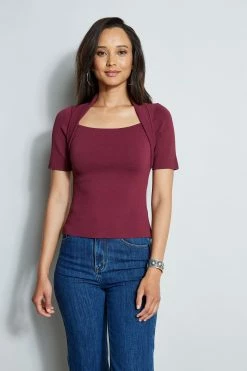 Elie Tahari Contour Sweater