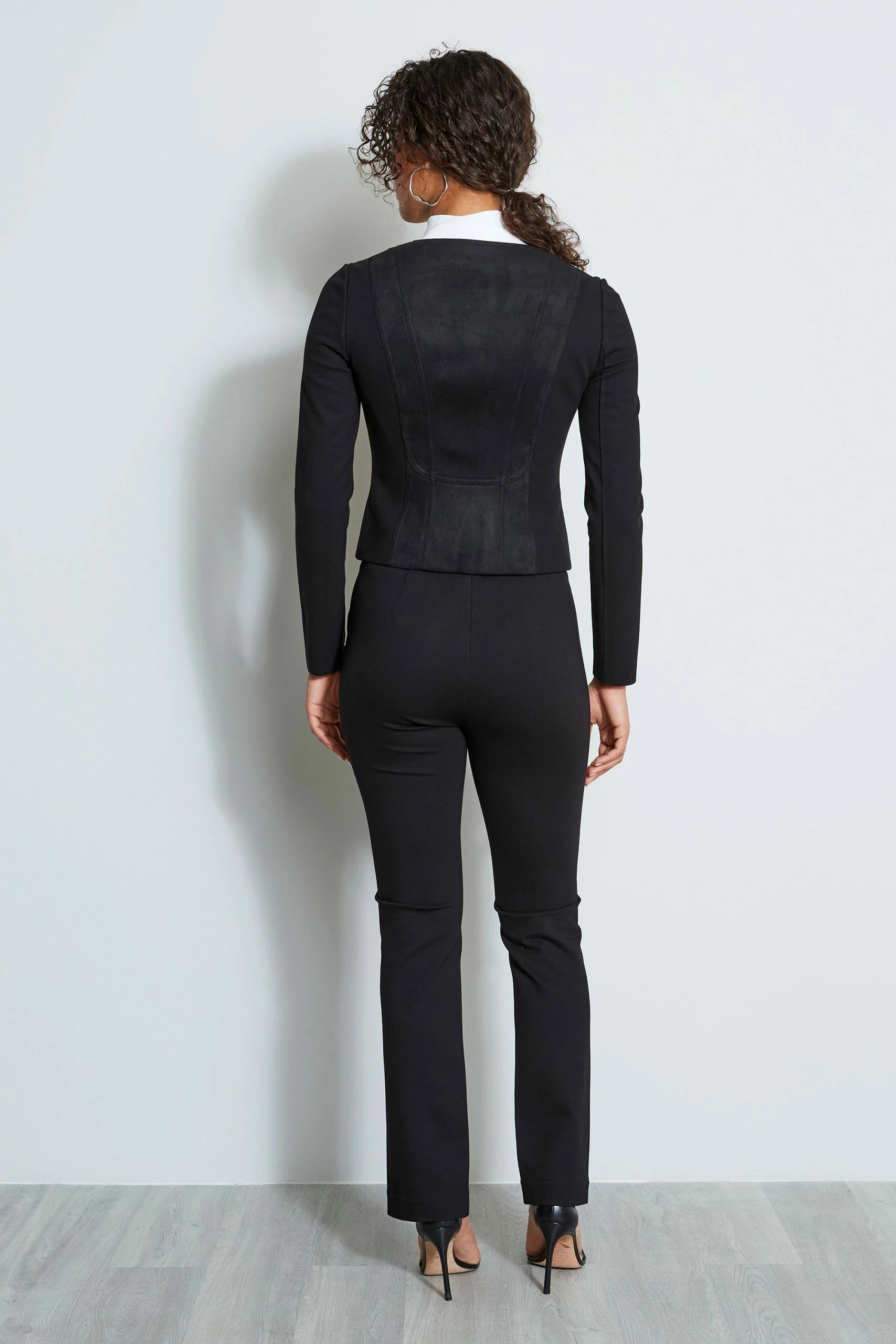 Elie Tahari Vegan Suede Moto Jacket 5 Elie Tahari Vegan Suede Moto Jacket - Image 3