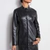 Elie Tahari Laser Cut Vegan Topper
