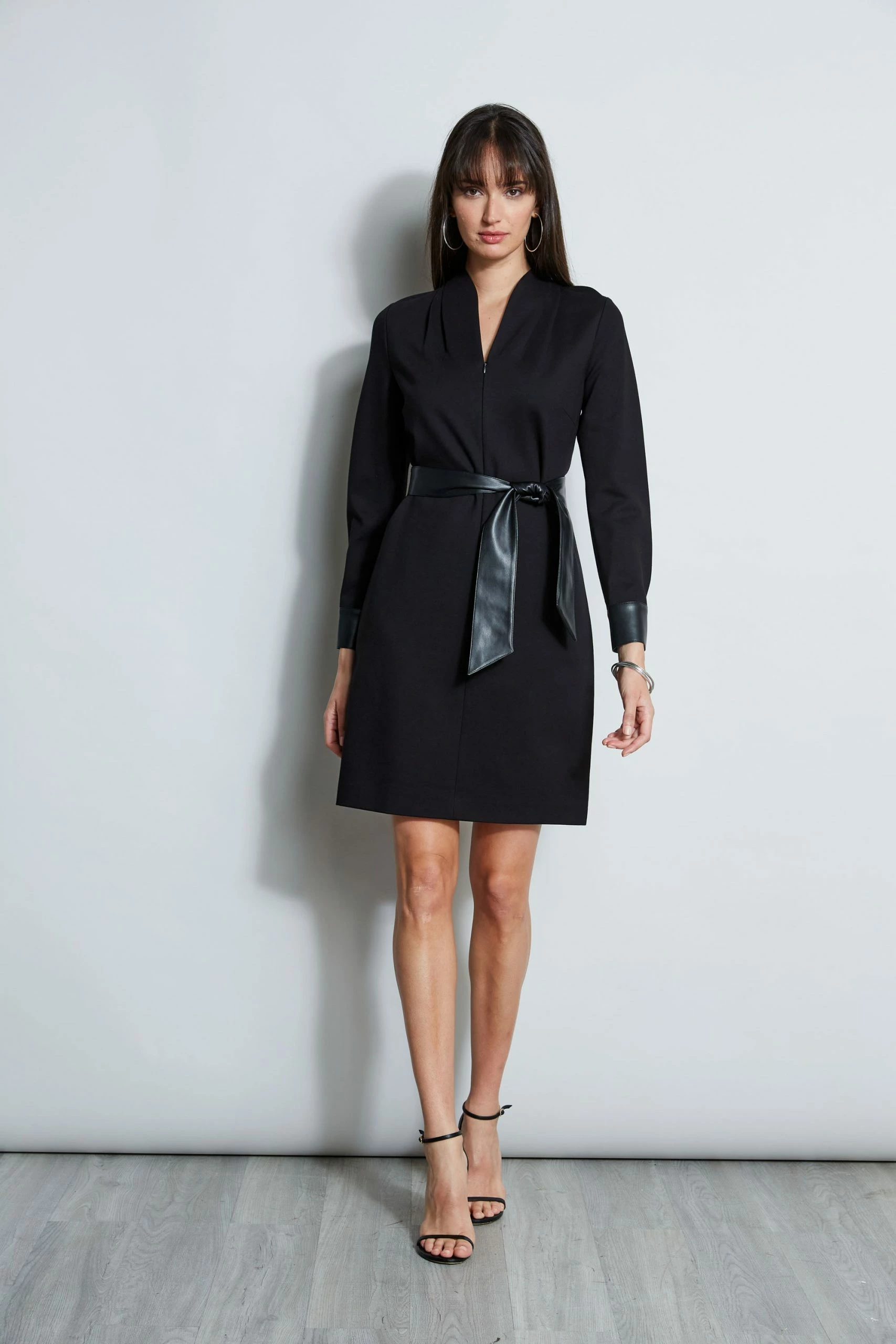 Elie Tahari Contour Knit Shift Dress 5 Elie Tahari Contour Knit Shift Dress - Image 3