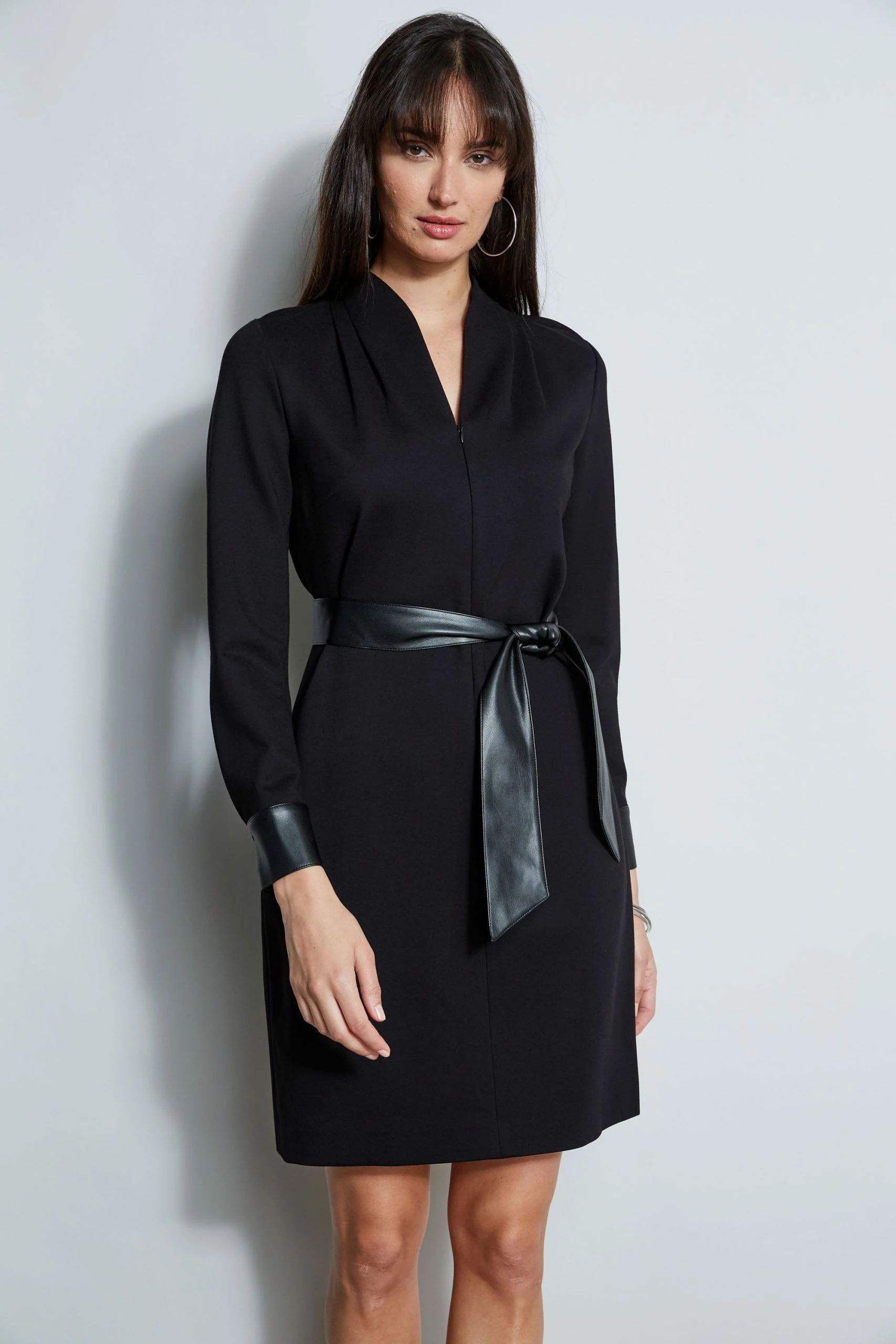 Elie Tahari Contour Knit Shift Dress 7 Elie Tahari Contour Knit Shift Dress - Image 5