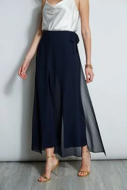 Elie Tahari Overlay Pant -Elie Tahari Sales 2023 E807G513 FRESHPEARL E7087103 STARGAZER E2087203 STARGAZER 2FRONT 2192