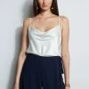 Elie Tahari Silk Satin Cami -Elie Tahari Sales 2023 E807G513 FRESHPEARL E7087103 STARGAZER E2087203 STARGAZER 2FRONT 2194