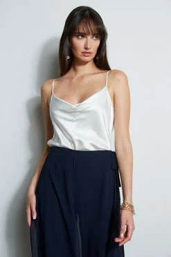 Elie Tahari Silk Satin Cami 9 Elie Tahari Silk Satin Cami -Elie Tahari Sales 2023 E807G513 FRESHPEARL E7087103 STARGAZER E2087203 STARGAZER 2FRONT 2198
