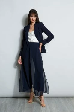 Elie Tahari Overlay Pant -Elie Tahari Sales 2023 E807G513 FRESHPEARL E7087103 STARGAZER E2087203 STARGAZER 4styling 1497