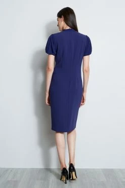 Elie Tahari Bow Dress -Elie Tahari Sales 2023 E8087602 ENCHANTED BOWTIEDRESS 3BACK 3632