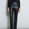 Elie Tahari Vegan Leather Pant 1 Elie Tahari Vegan Leather Pant -Elie Tahari Sales 2023 E85X3503 BLACK E80AM203 BLACK 2front 1852
