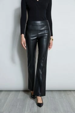 Elie Tahari Vegan Leather Pant 11 Elie Tahari Vegan Leather Pant -Elie Tahari Sales 2023 E85X3503 BLACK E80AM203 BLACK 2front 1854