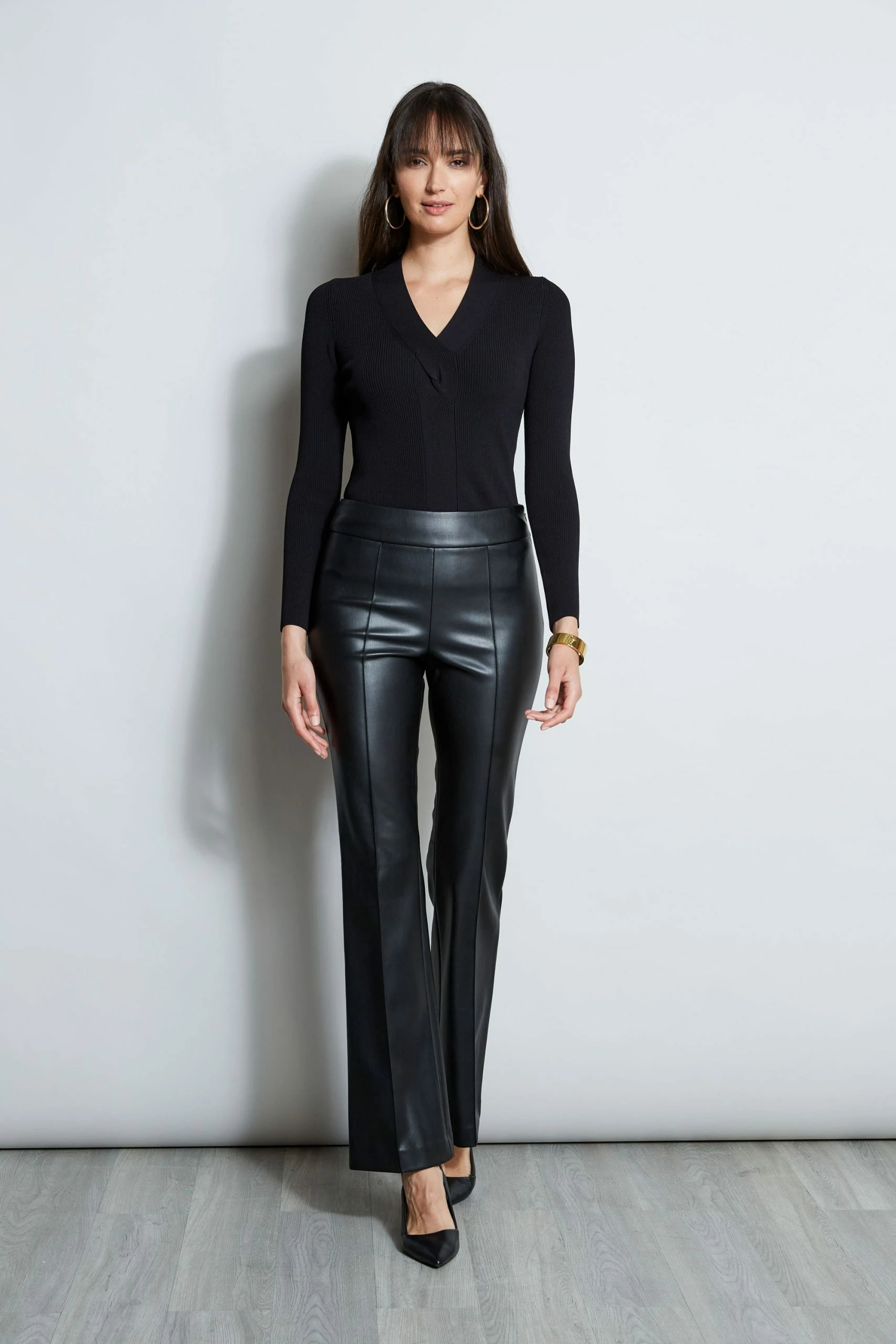 Elie Tahari Vegan Leather Pant 5 Elie Tahari Vegan Leather Pant - Image 3