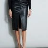 Elie Tahari Twist Vegan Skirt 2 Elie Tahari Twist Vegan Skirt -Elie Tahari Sales 2023 E85X5503 BLACK E80AM303 BLACK 2front 1289