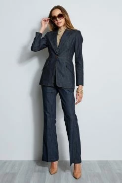 Elie Tahari Denim Blazer 8 Elie Tahari Denim Blazer -Elie Tahari Sales 2023 E902P102 DENIM DENIMBLAZER 1HERO 1302