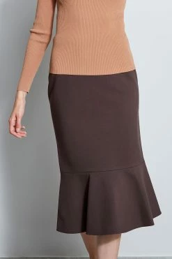 Elie Tahari Fit & Flare Skirt