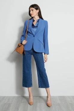 Elie Tahari Side Panel Blazer -Elie Tahari Sales 2023 E9087102 SIDEPANELBLAZER JACKET 1HERO 660