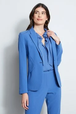 Elie Tahari Side Panel Blazer