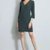 Elie Tahari Zip Shift Dress -Elie Tahari Sales 2023 E9087602 CAMOFLAUGE ZIPSHIFTDRESS 1HERO 3501
