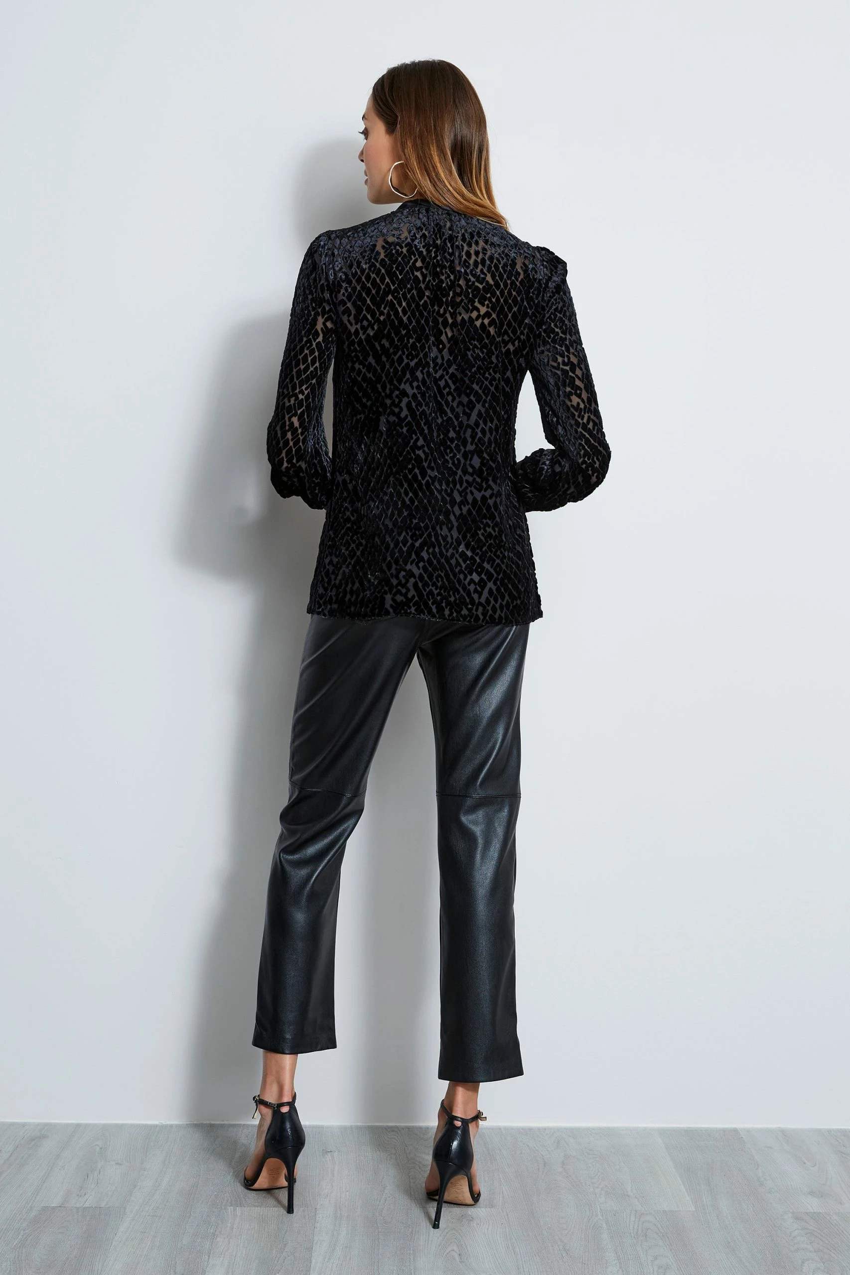 Elie Tahari Burnout Tie Shirt 5 Elie Tahari Burnout Tie Shirt - Image 3