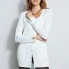 Elie Tahari Cable Button Cardigan -Elie Tahari Sales 2023 E95X5522 WAX CABLEBTNCARDIGAN 2FRONT 211