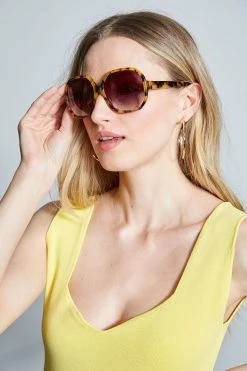 Elie Tahari Oversized Sunglasses