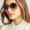 Elie Tahari Metal Round -Elie Tahari Sales 2023 EL259 Rose Gold Tortoise