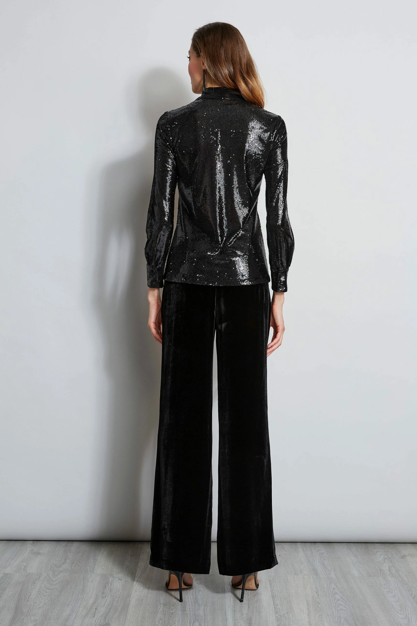 Elie Tahari Sequin Button Down Shirt 5 Elie Tahari Sequin Button Down Shirt - Image 3