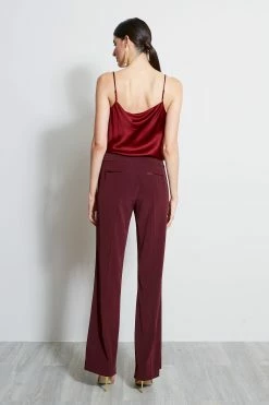 Elie Tahari Tuxedo Fit & Flare Pant 11 Elie Tahari Tuxedo Fit & Flare Pant -Elie Tahari Sales 2023 ER07J102 CORDOVAN 3back 461 1