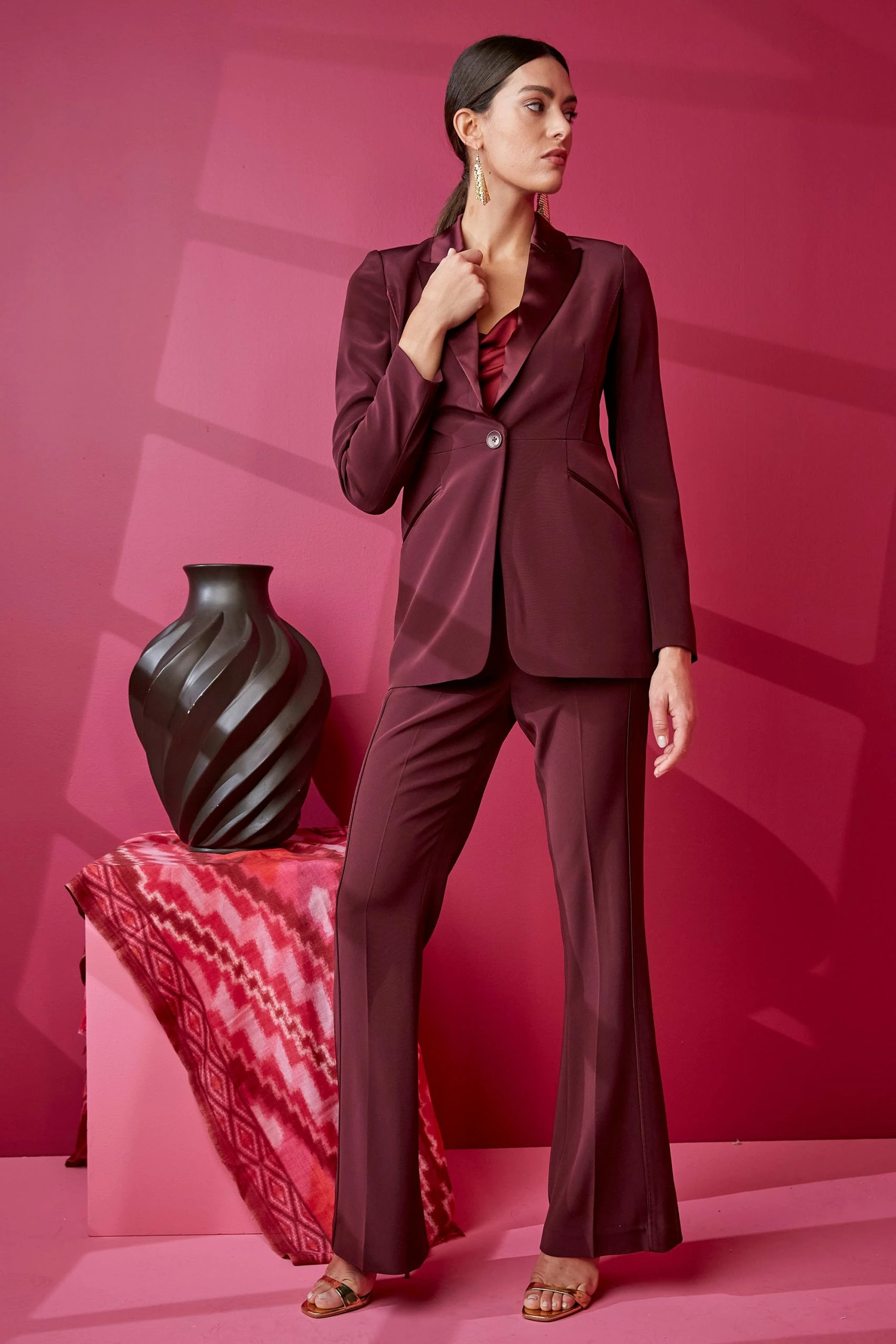 Elie Tahari Tuxedo Fit & Flare Pant 4 Elie Tahari Tuxedo Fit & Flare Pant - Image 2