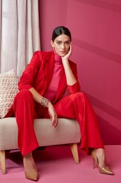 Elie Tahari Crepe Wide Leg Pant -Elie Tahari Sales 2023 ER087102 SIREN BLAZER ER07202 SIRENPANTWITHE95X4502S 600 ab9fdb1a 8a50 494f 9d5d a25b0ae95753