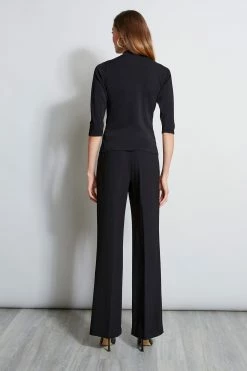 Elie Tahari Lace Applique Mock Sweater 7 Elie Tahari Lace Applique Mock Sweater -Elie Tahari Sales 2023 ER087202 BLACK EN5XB502 BLACK 3BACK 751